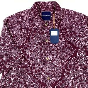 Tommy Bahama Camp Shirt Camp The Casbah Grape Wine